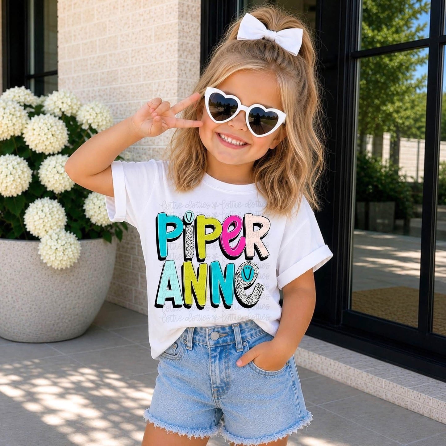 Piper Font Custom Youth Tee