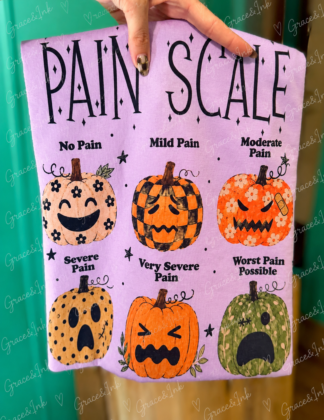 Pumpkin Scale Pain Tee