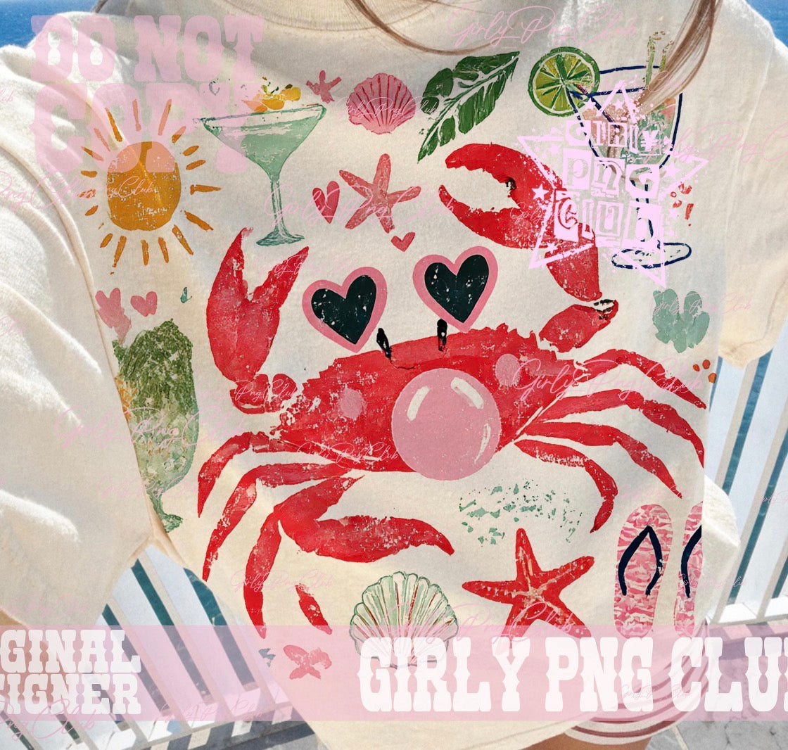 Crab collage Gildan Tee