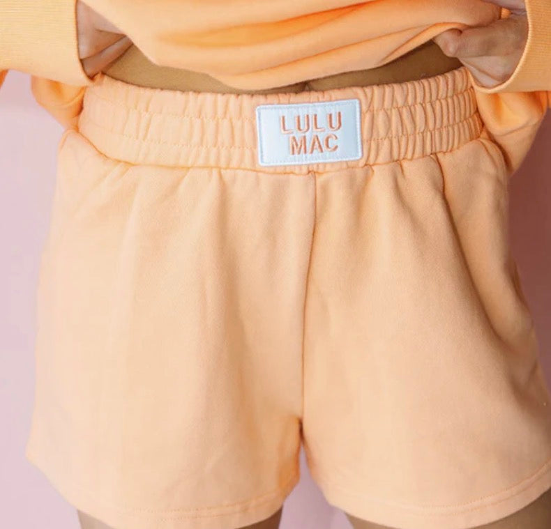 LM-SH-1001 TERRY CLOTH SHORT-ORANGE