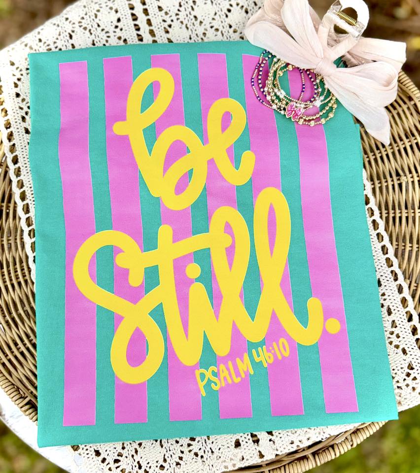 Be Still Stripes DP CC Tee