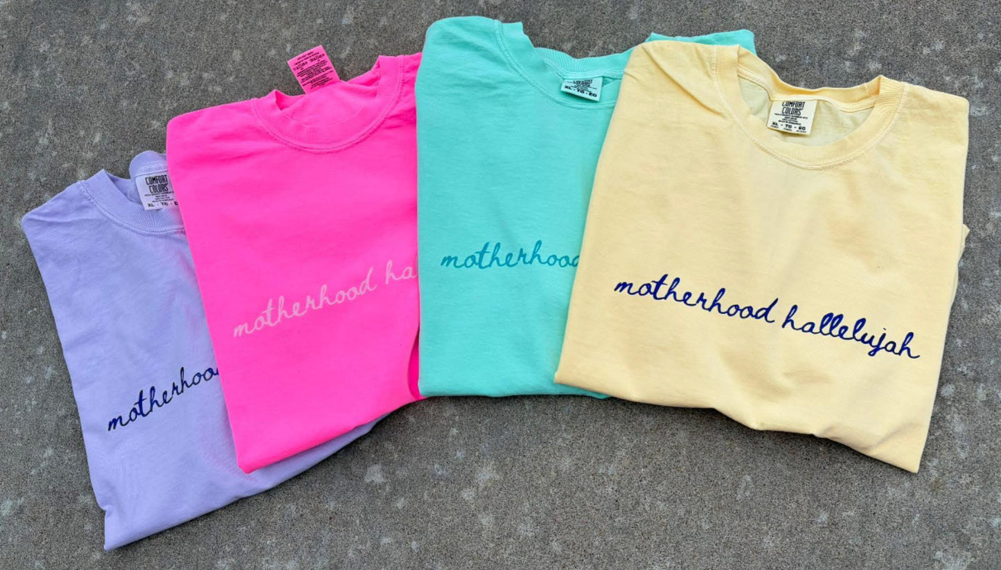 Motherhood Hallelujah CC Tee
