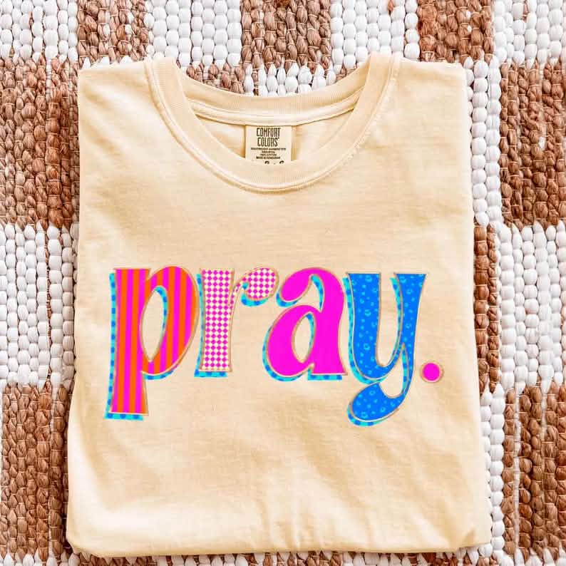 Pray Preppy CC Tee