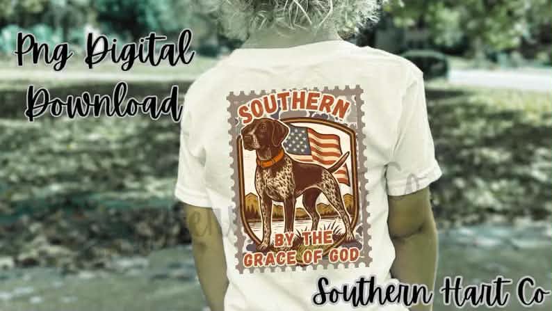 Dog Flag Southern Gildan Tee