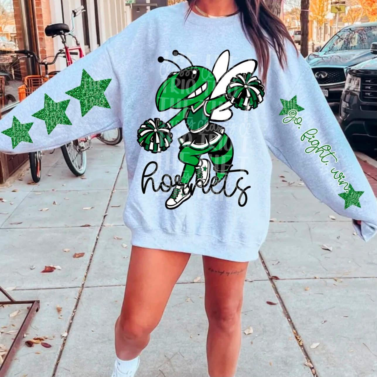 Preppy Girl Mascot Cheer Sweatshirt