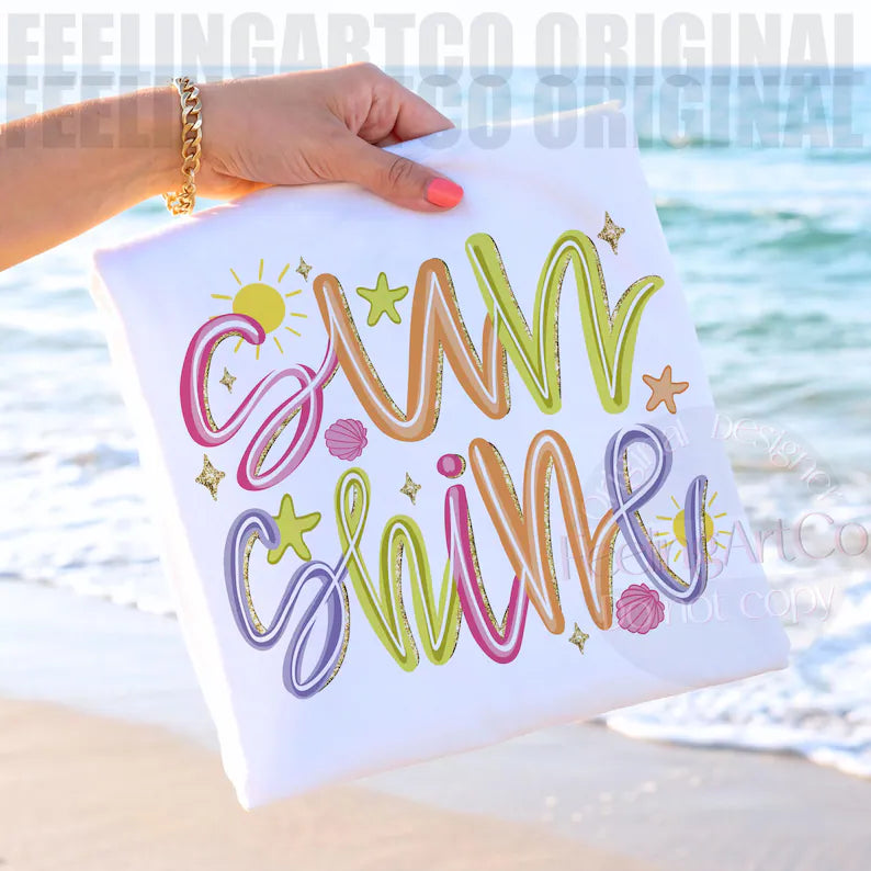 Sunshine Script Gildan Tee