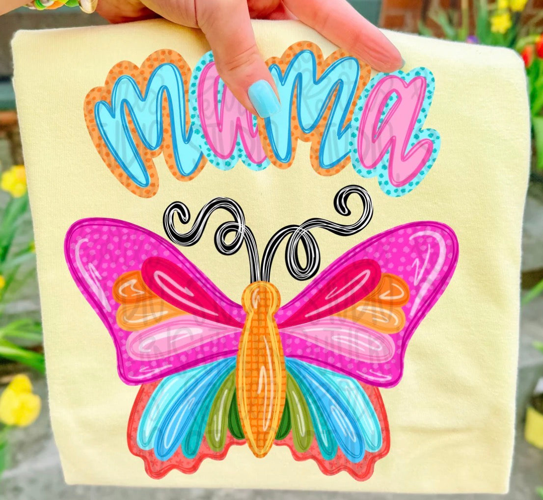 Mama Butterfly CC Tee