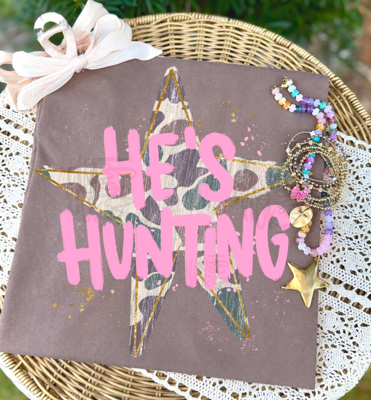 He’s Hunting DP CC Tee