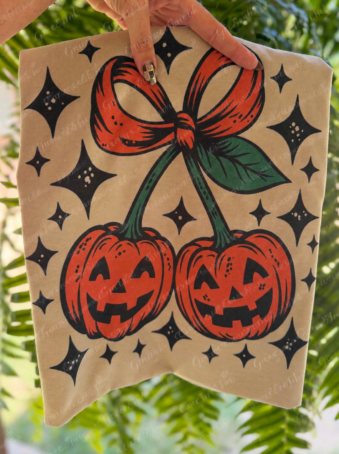 Pumpkin Cherries Tee