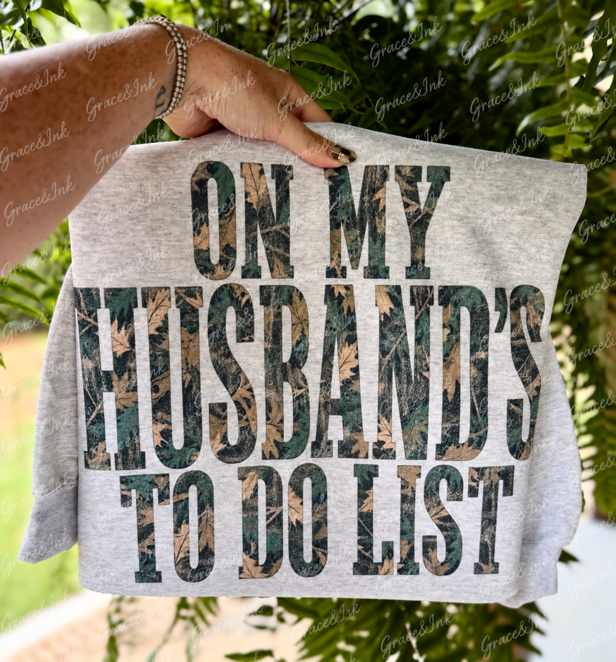 Camo To Do List Sweatshirt