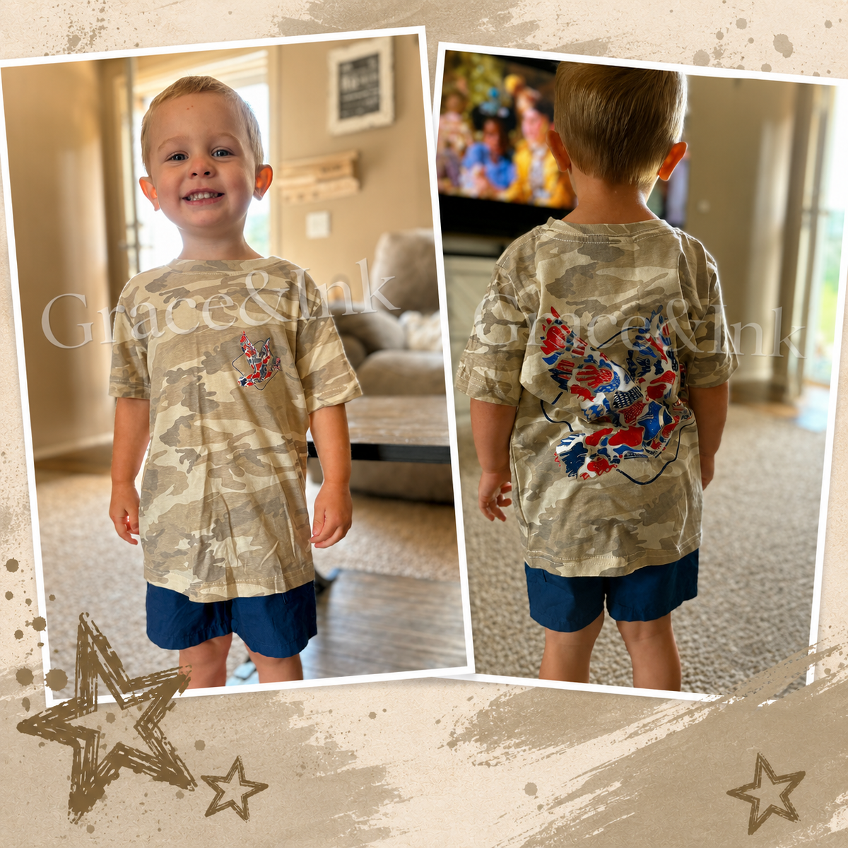 RWB Camo Duck Youth-Toddler Tee