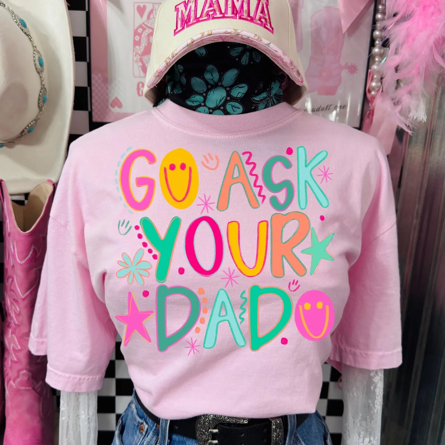 GO Ask Your Dad Gildan Tee
