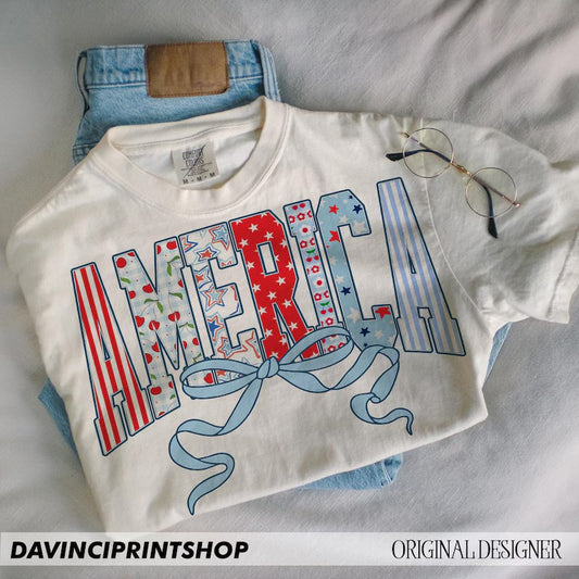 Bow Varsity America Gildan Tee