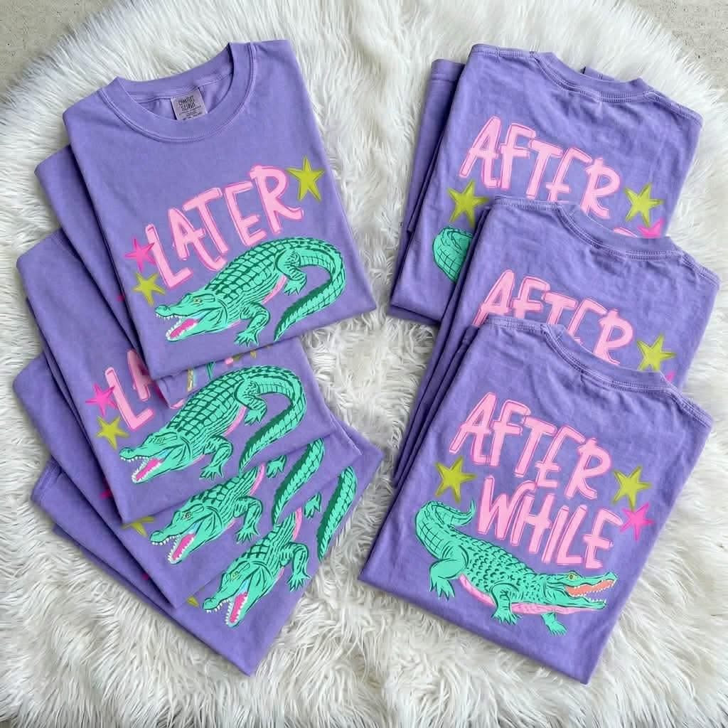 Later Gator After a While  🐊    DP CC Tee Kids Youth