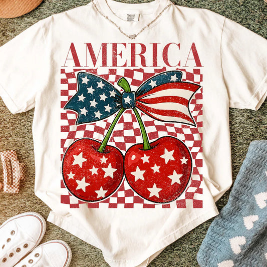 Cherries America Gildan Tee