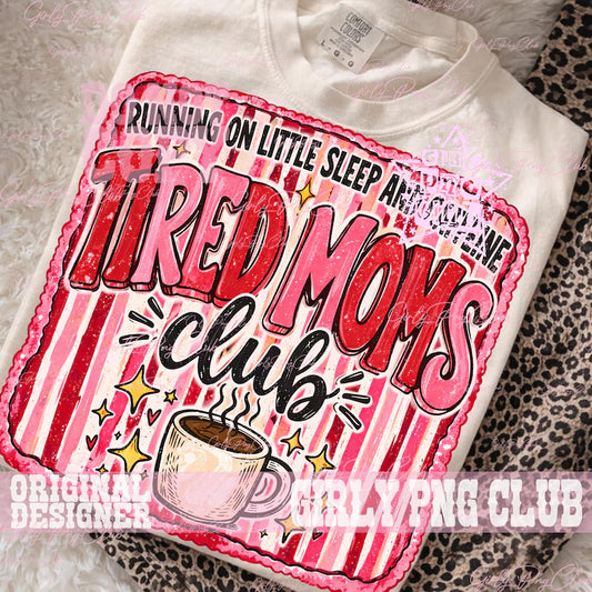 Tired Moms Club Gildan Tee