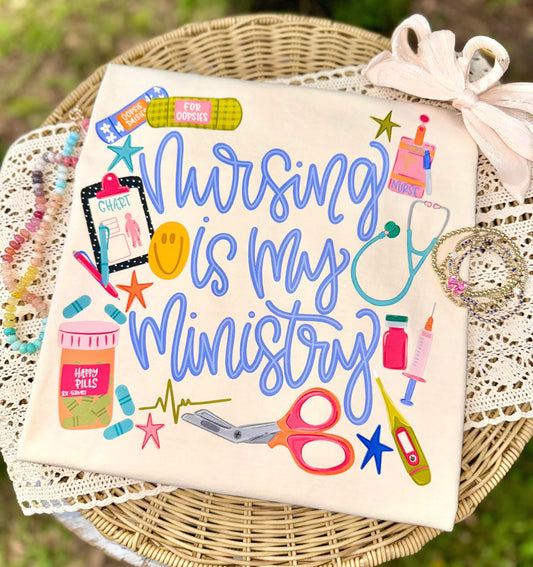 Nursing Is My Ministry DP  CC Tee