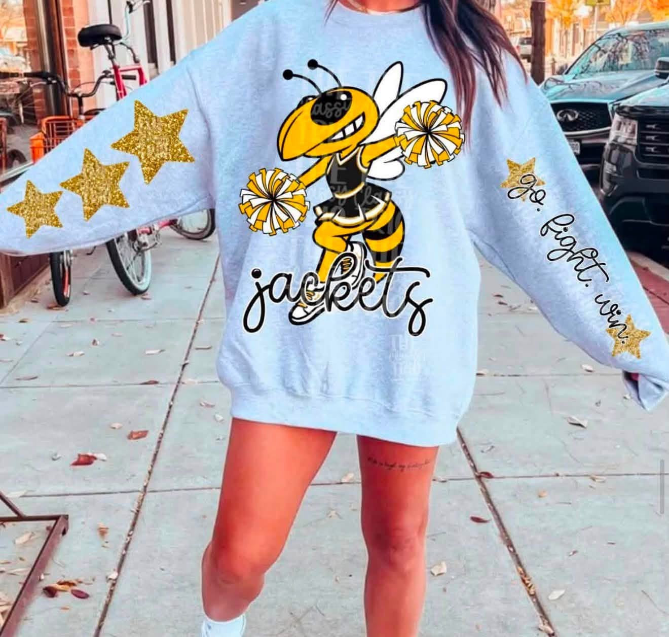 Preppy Girl Mascot Cheer Sweatshirt