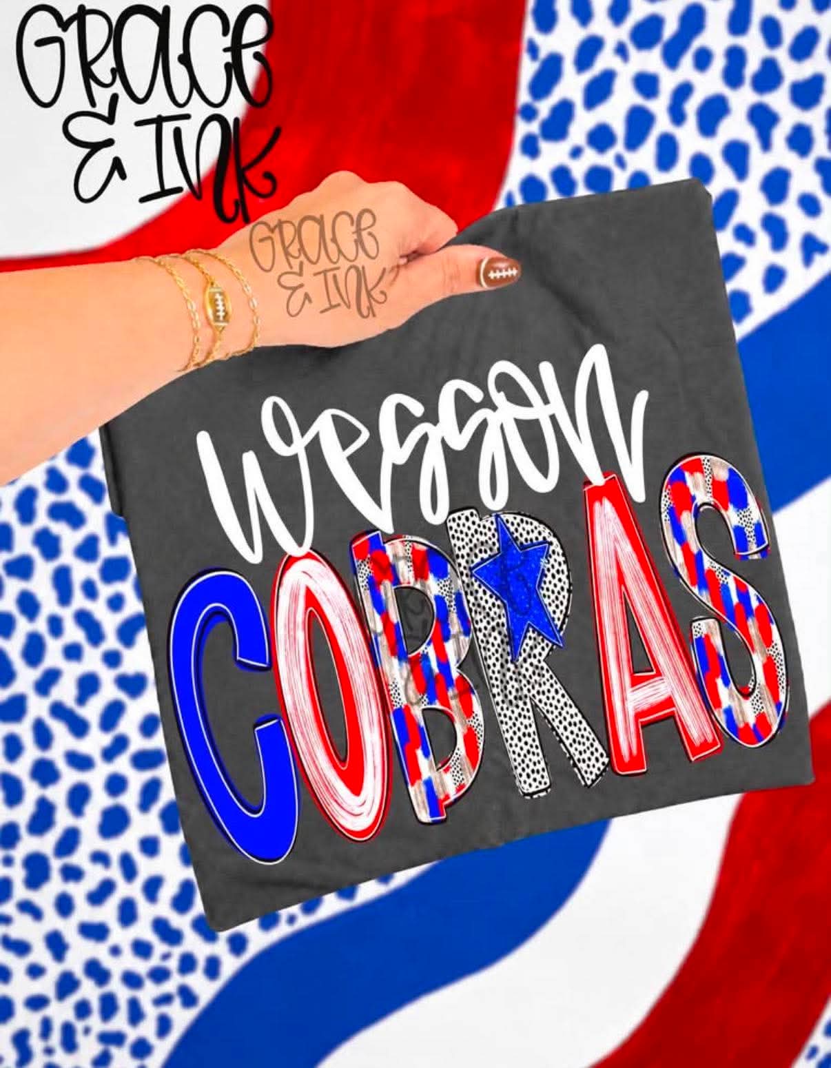 Poppy Wesson Cobras   CC Tee