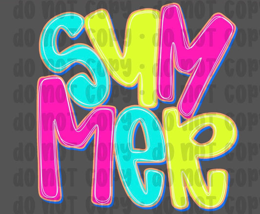 Summer Neon Gildan Tee