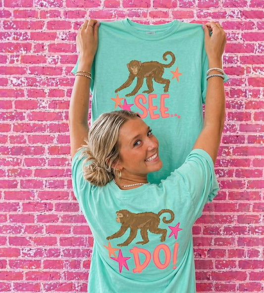 Monkey See Monkey Do 🙈🙊🐒  Tee Kids Youth