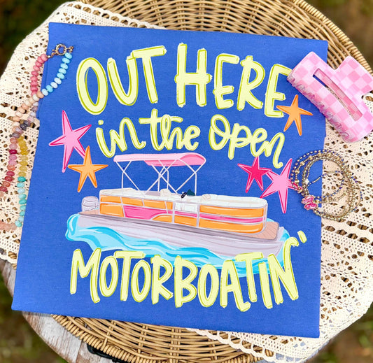 Motorboatin DP  CC Tee