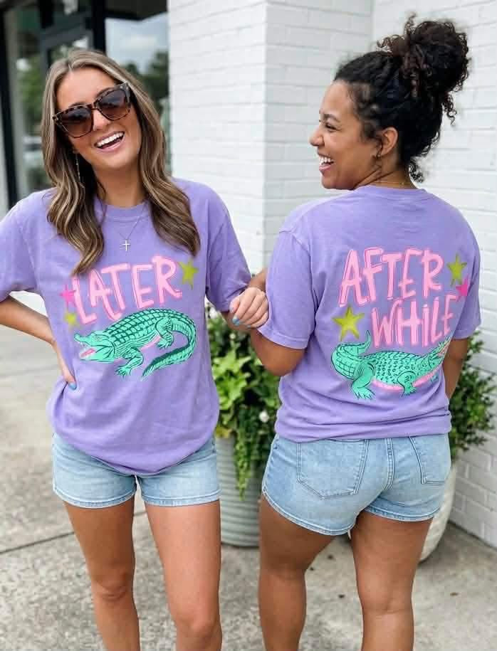 Later Gator After a While  🐊    DP CC Tee Kids Youth