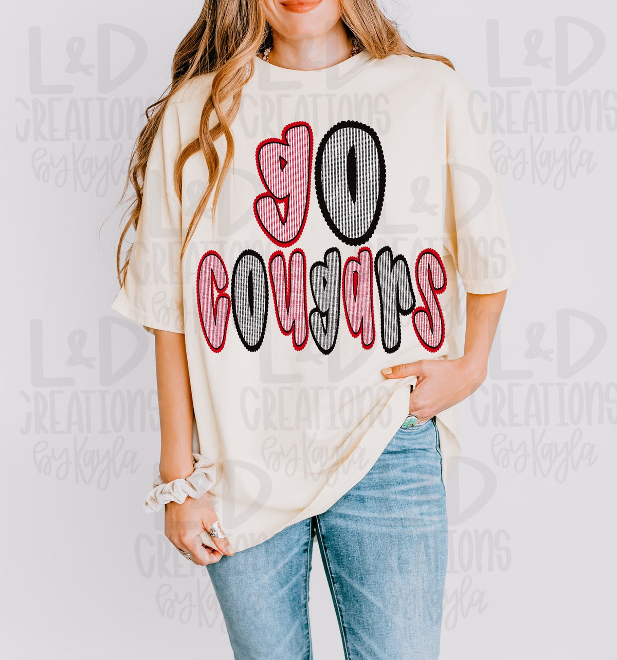 ANY  TEAM SeerSucker Mascot Style 1 GO  Tee YOUTH