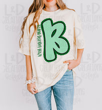 Load image into Gallery viewer, ANY  TEAM SeerSucker Mascot Big Letter  Tee YOUTH
