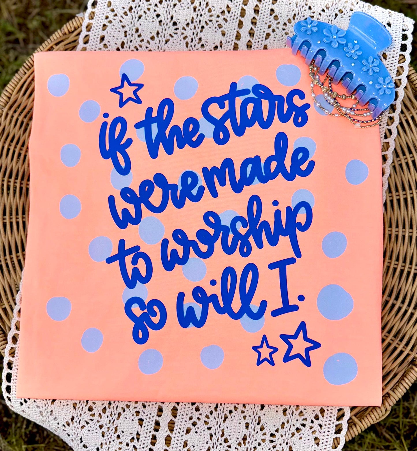 If The Stars Polka Dots  DP  CC Tee