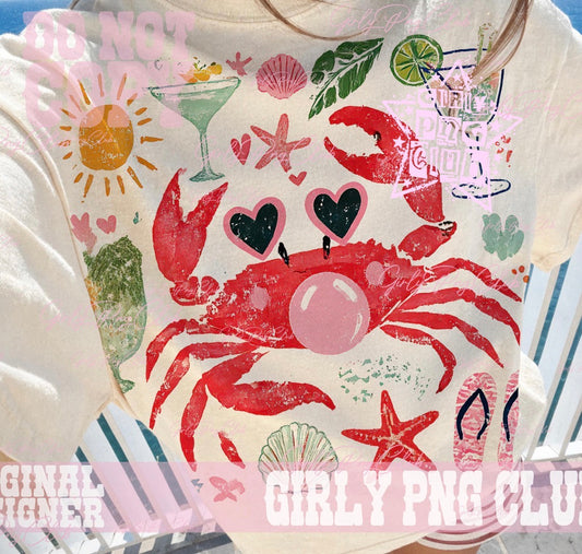 Crab collage  Gildan Tee