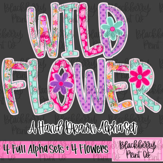 Wildflower Any Name  Gildan Tee