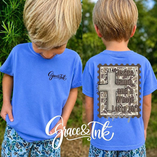 Jesus Camo Youth-Toddler Tee
