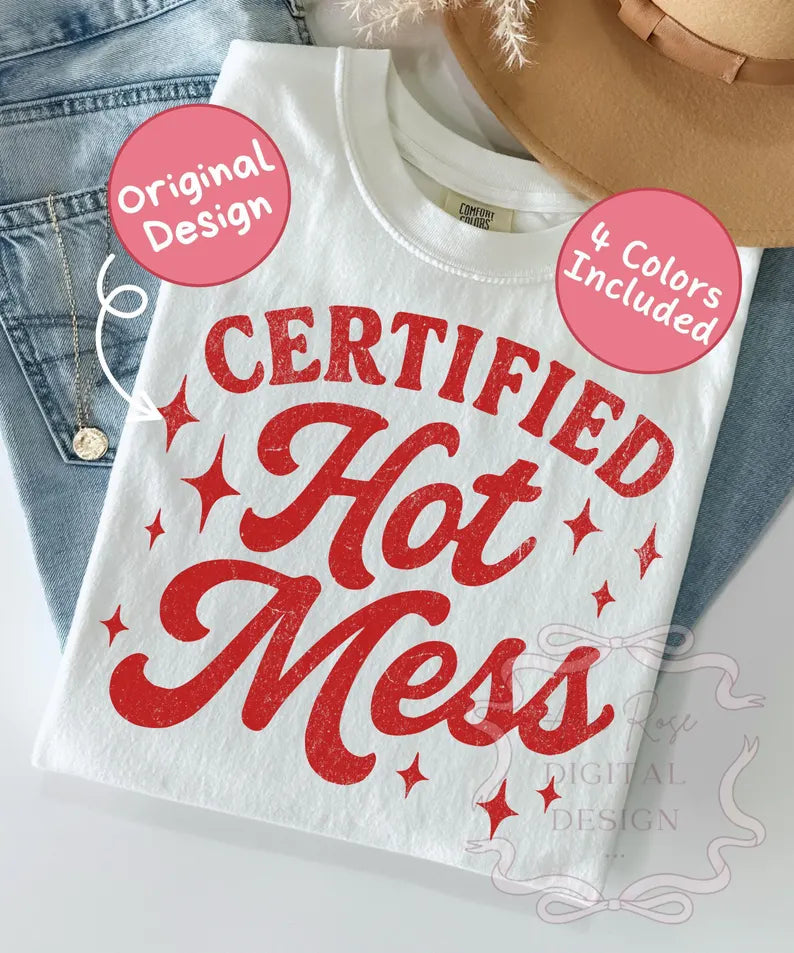 Hot Mess Gildan Tee