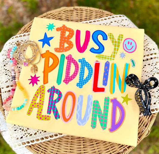 Busy Piddlin  DP  CC Tee