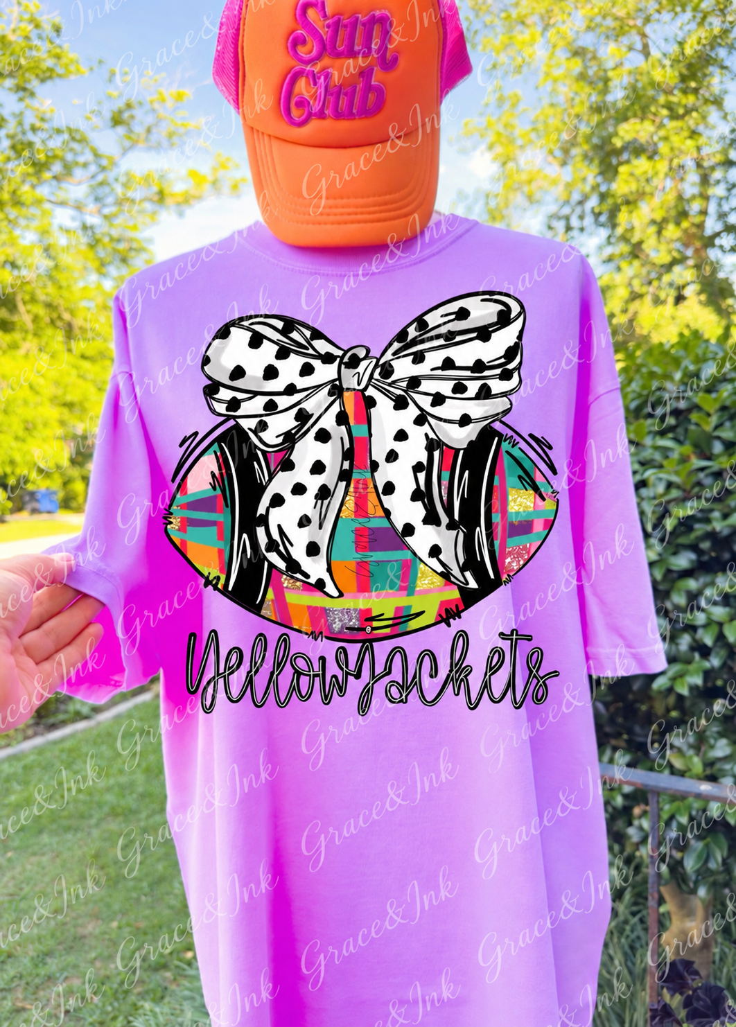 Preppy Football Custom  CC Tee