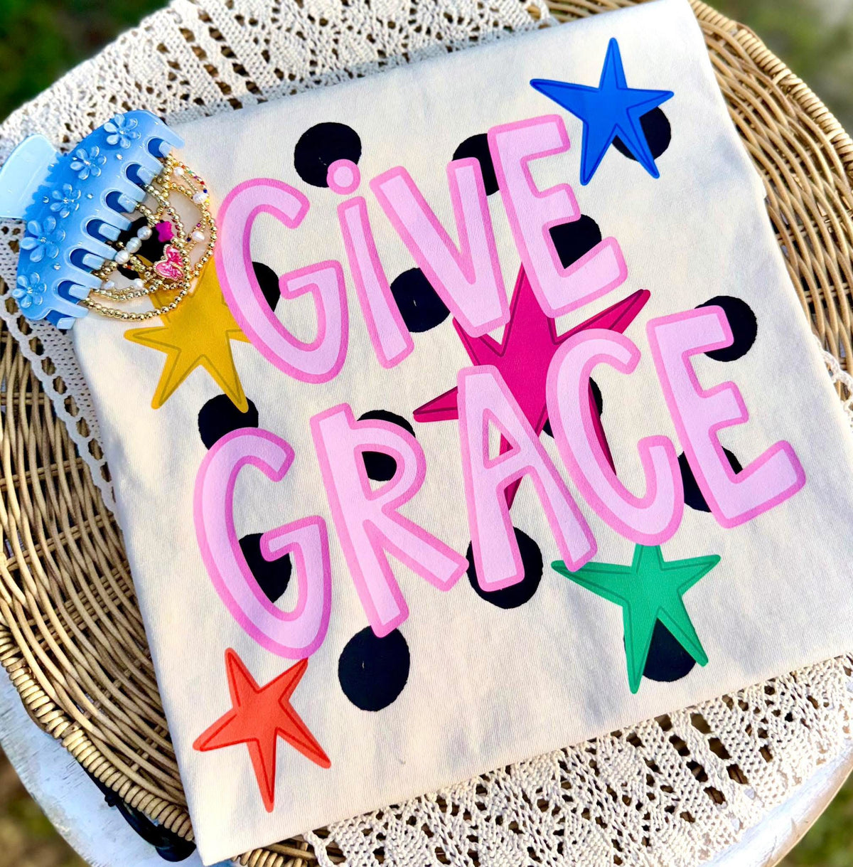 Give Grace Stars  DP CC Tee