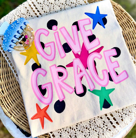 Give Grace Stars  DP CC Tee