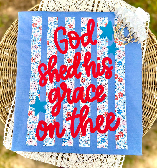 God Shed His Grace DP CC Tee