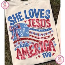 Jesus America Too CC Tee