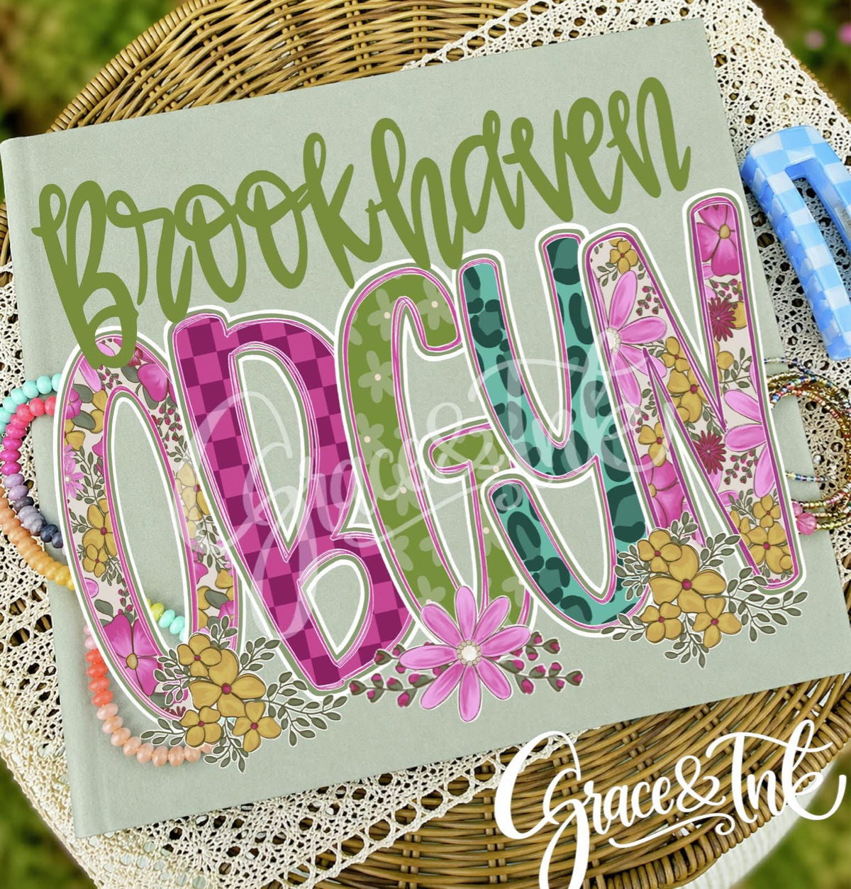 Floral Frills Any Name  CC Tee
