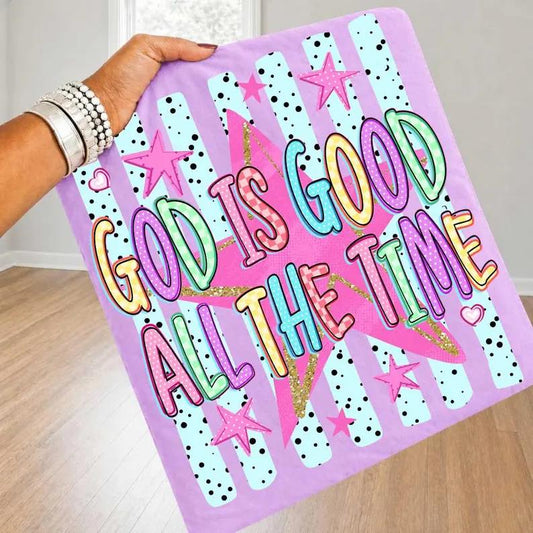 God is Good Star Stripes Dots Gildan Tee