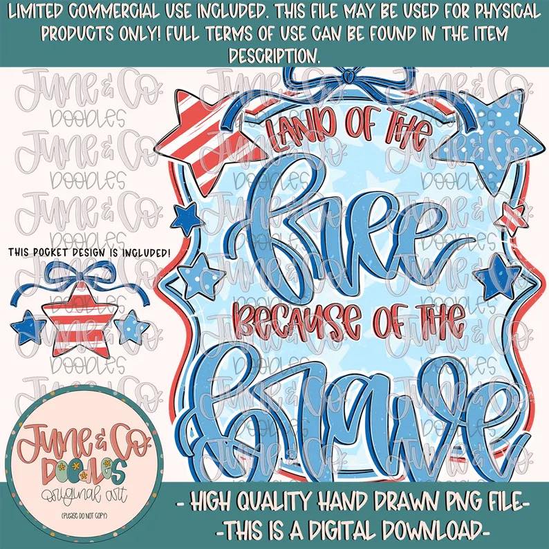 Land Of The Free JCD Gildan Tee