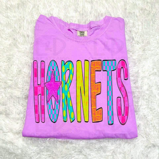 Any Team Striped Stars Check ARA Mascot CC Tee