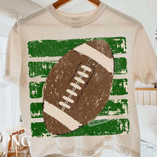 Load image into Gallery viewer, ANY  TEAM - Color Striped Preppy Football  CC Tee
