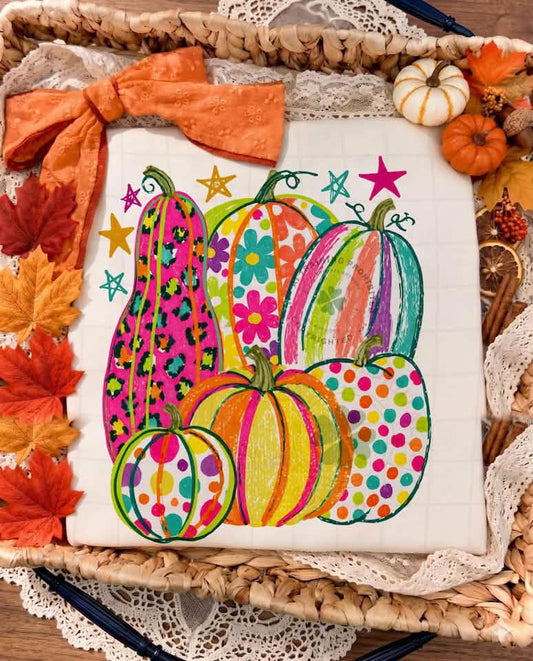 Preppy Polka Dot Pumpkins  CC Tee