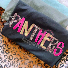 Load image into Gallery viewer, Any Team Strut Leopard Font Mascot CC Tee
