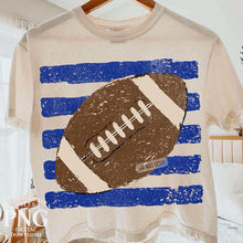 Load image into Gallery viewer, ANY  TEAM - Color Striped Preppy Football  CC Tee
