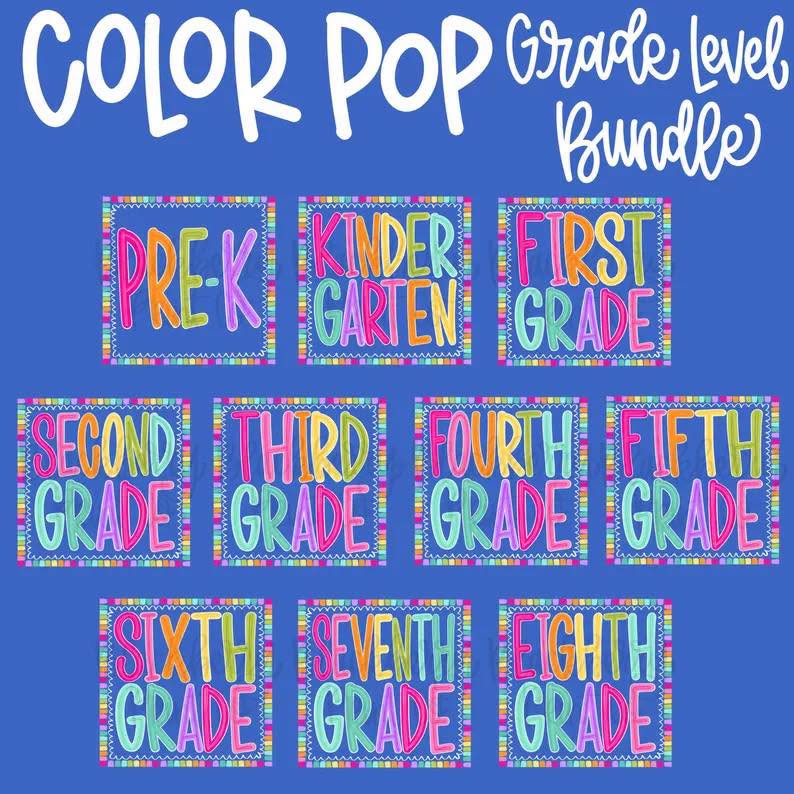 Color Pop Grade Custom  CC Tee