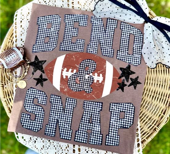 Bend And Snap Football DP  CC Tee
